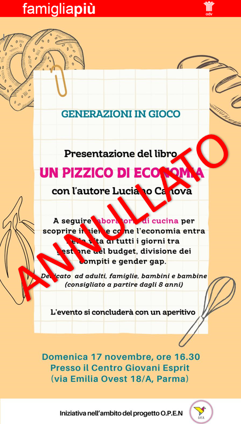 Un pizzico di economia 17 Novembre 2024